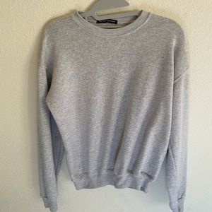 brandy melville grey crewneck